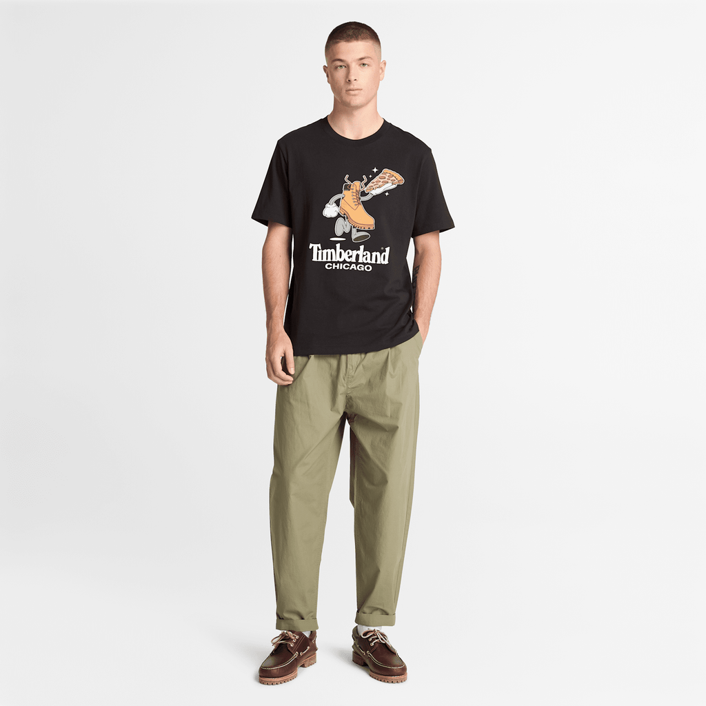 Mens Graphic City TShirt TBL Chicago Black ALT2