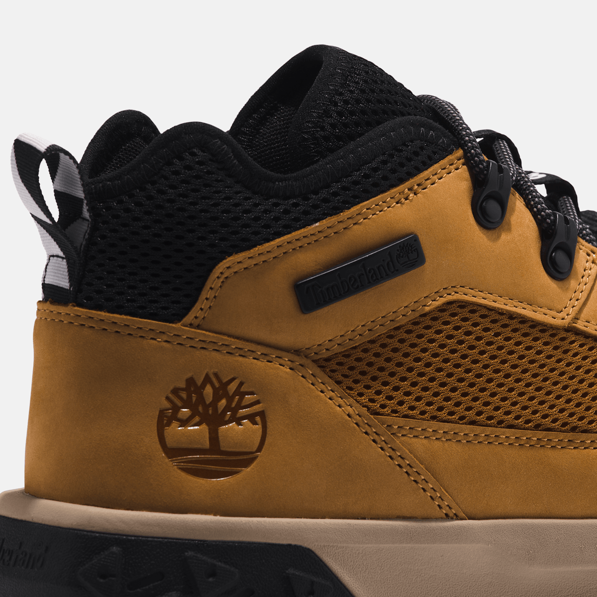 Mens GreenStride Motion 6 Mid LaceUp Sneaker TBL Wheat ALT7