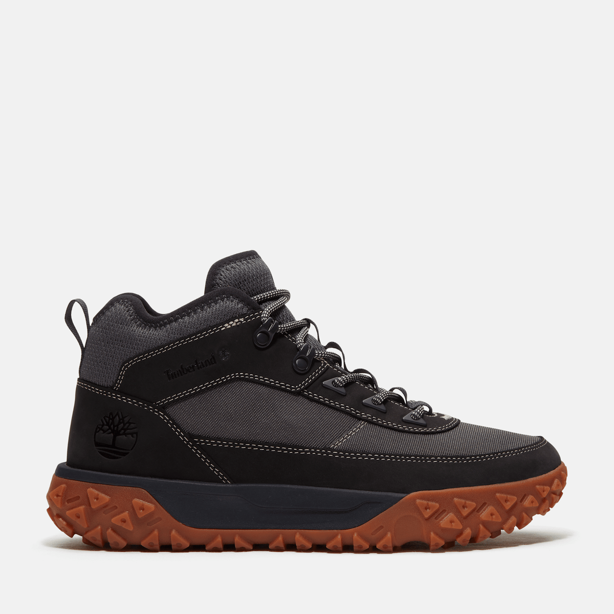 Mens GreenStride Motion 6 Mid Sneaker TBL Dark Grey Mesh HERO