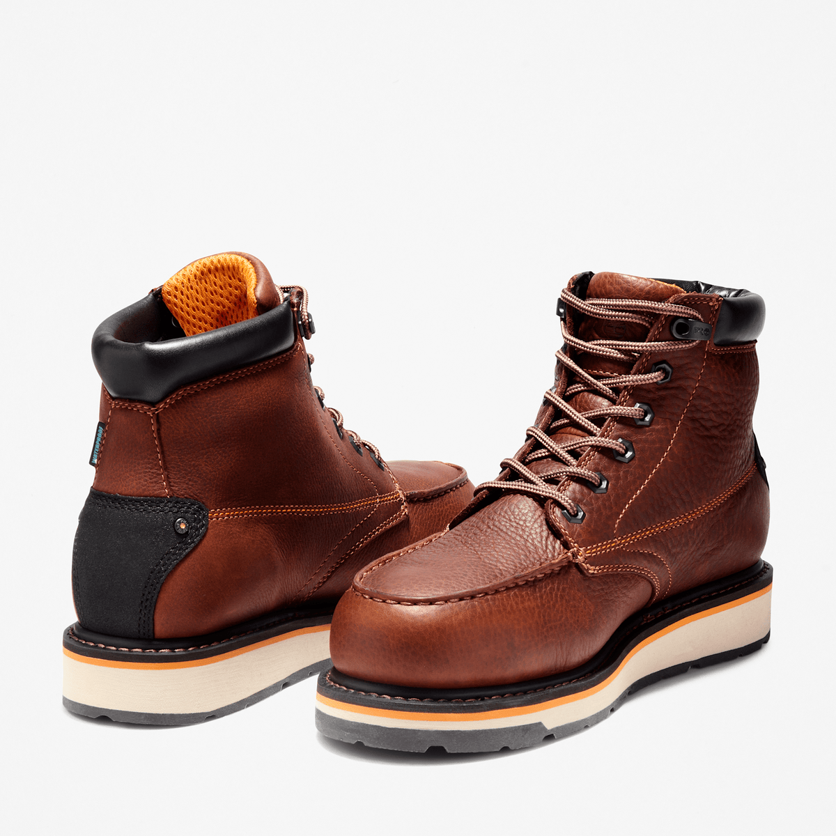Mens Gridworks 6 Alloy Toe Waterproof Work Boot TBL Brown ALT5