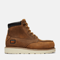 Mens Gridworks 6 Alloy Toe Waterproof Work Boot TBL Brown FullGrain HERO