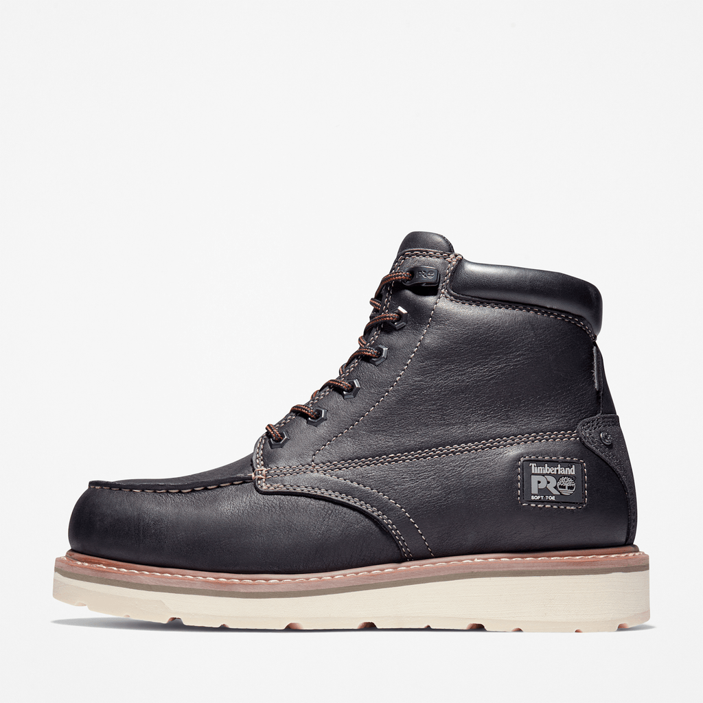 Mens Gridworks 6 Waterproof Work Boot TBL Black ALT7