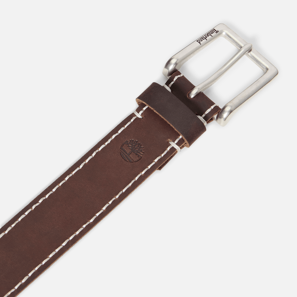 Mens HandStitched Leather Belt TBL Brown ALT1