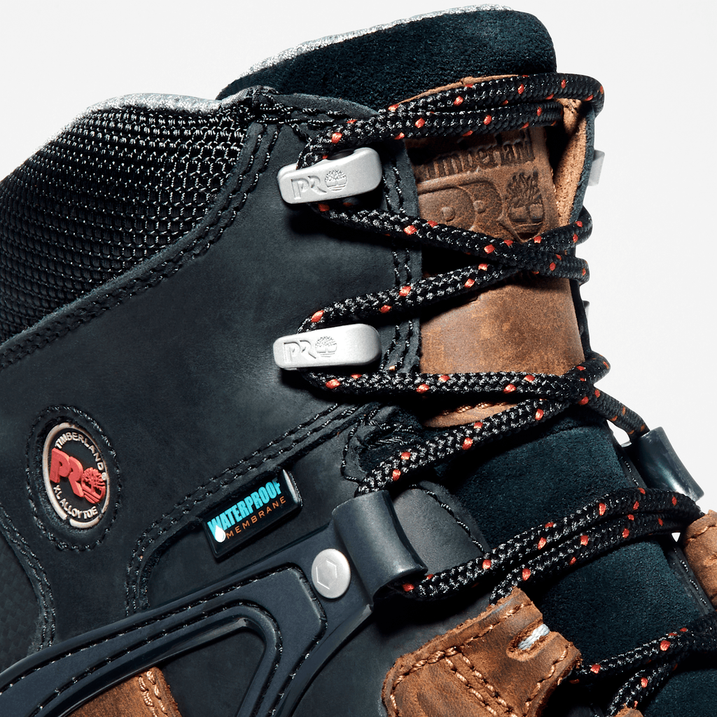 Mens Hyperion Alloy Toe Waterproof Work Boot TBL Brown ALT6