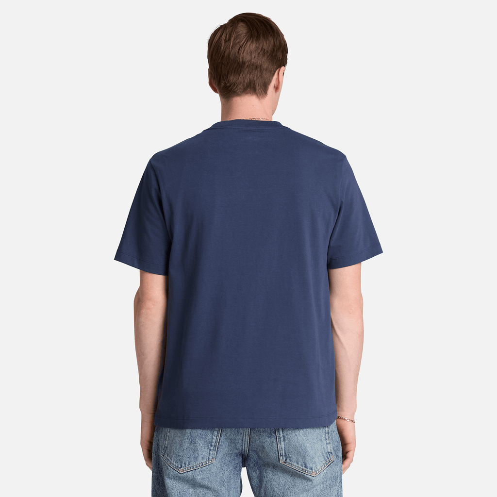 Mens Iconic Footwear ShortSleeve TShirt TBL Mood Indigo ALT8