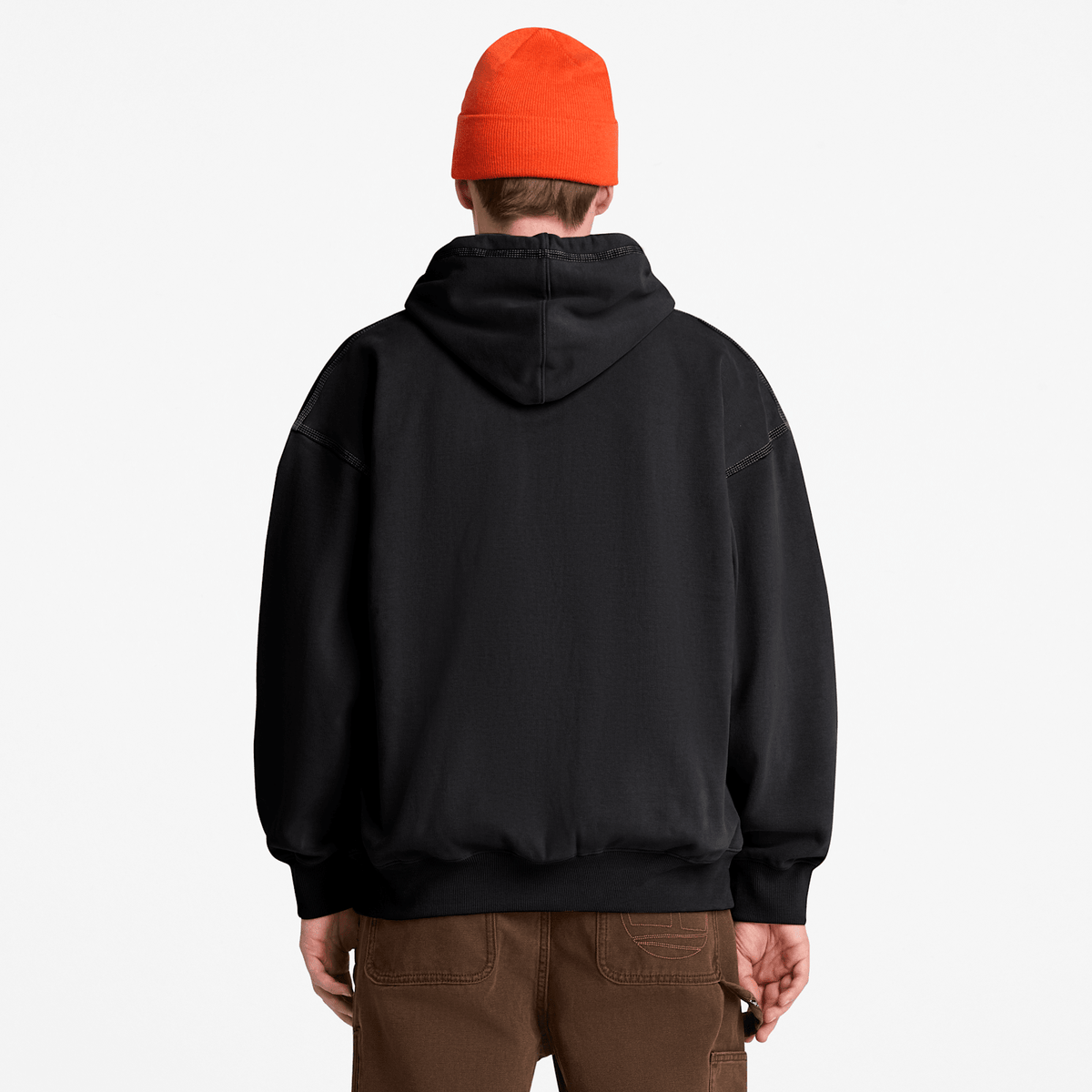 Mens Iconic FullZip Hoodie TBL Black ALT8