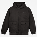 Mens Insulated Canvas Bomber TBL Black HERO