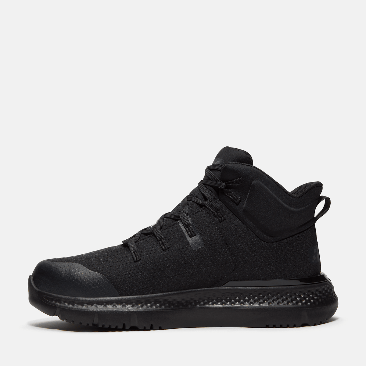 Mens Intercept Mid CSA Steel Toe Work Sneaker TBL Black Ripstop Nylon ALT6