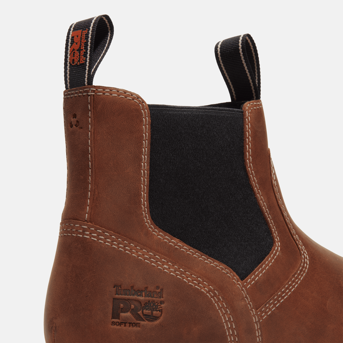 Mens Irvine Chelsea Soft Toe Work Boot TBL Medium Brown FullGrain ALT7