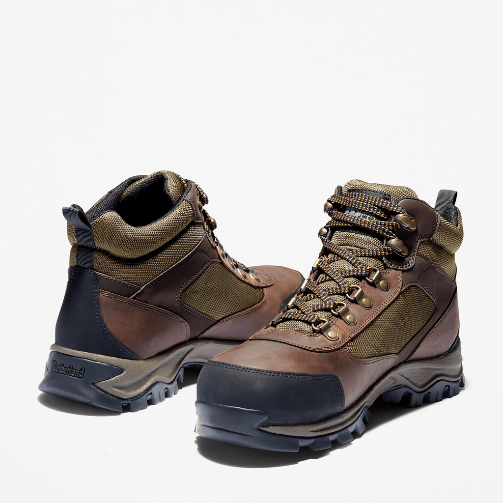 Mens Keele Ridge Steel Toe Waterproof Work Boot TBL Brown ALT5
