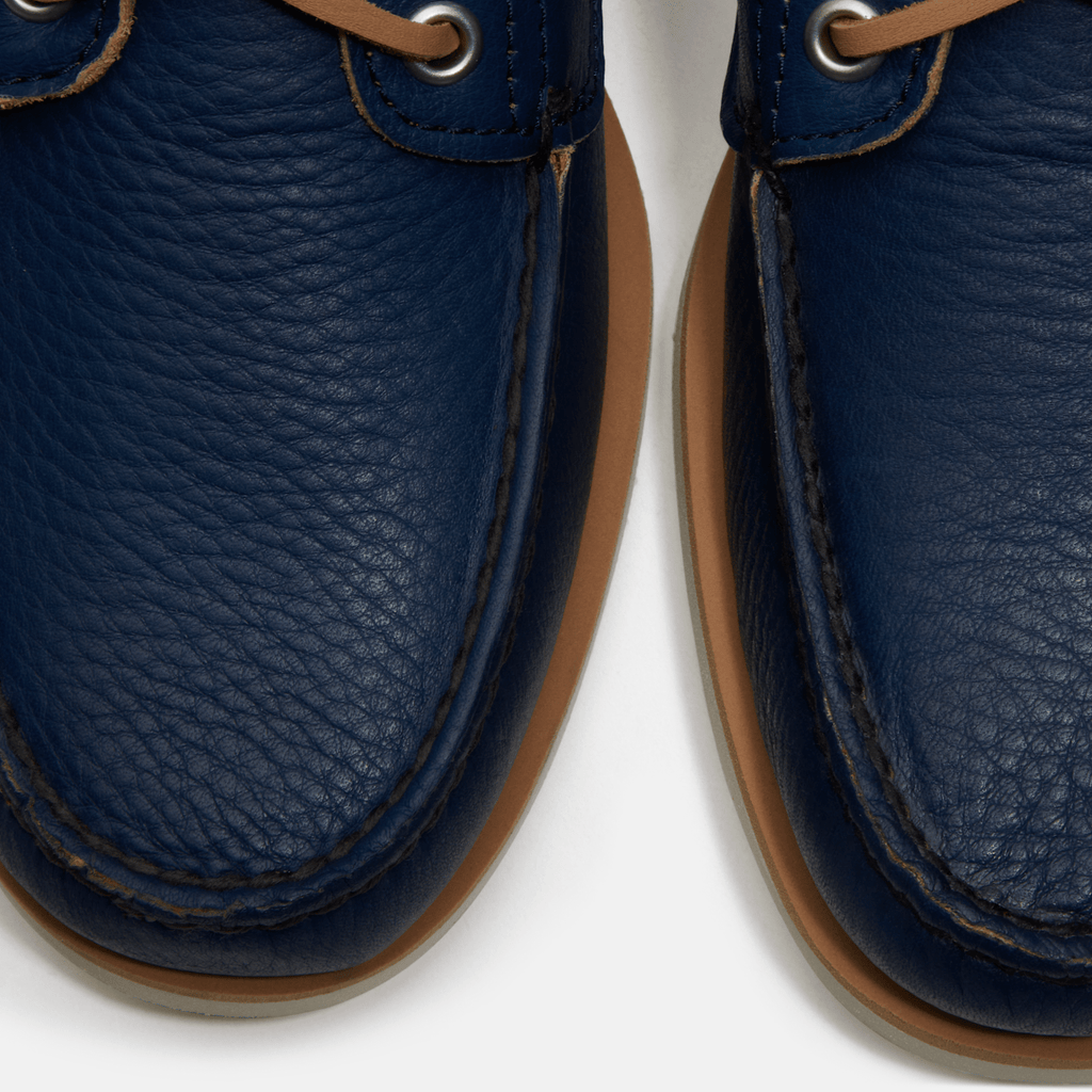 Mens Lake House Classic 2Eye Boat Shoe TBL Dark Blue FullGrain ALT7