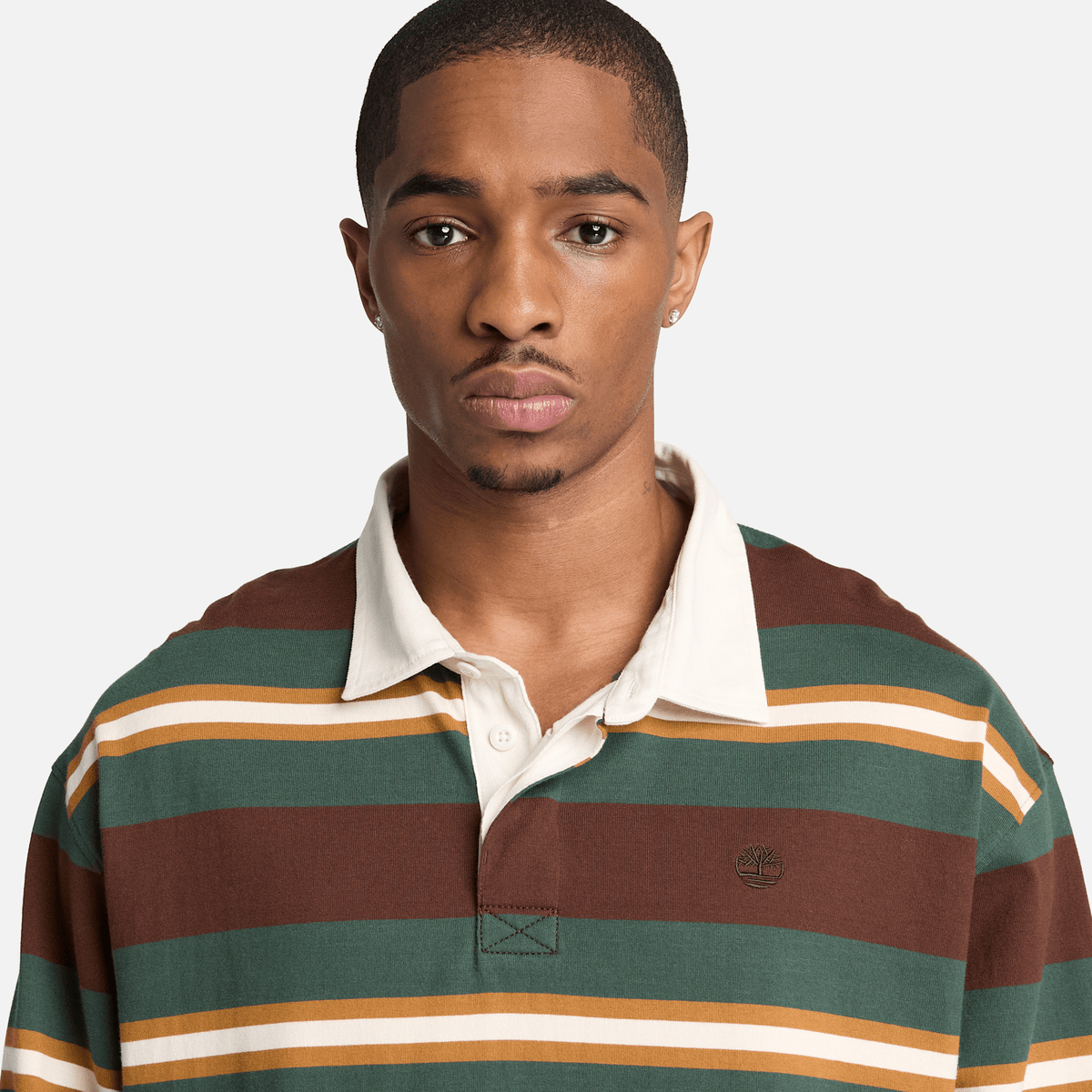 Mens LongSleeve Rugby Polo TBL Chicory Coffee Brown ALT3