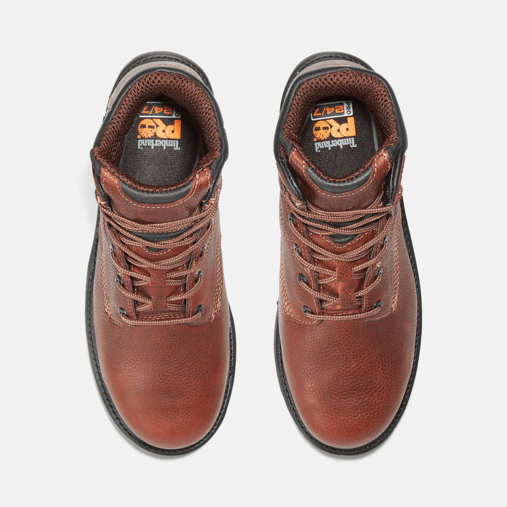 Mens Met Guard Steel Toe Work Boot TBL Brown ALT2