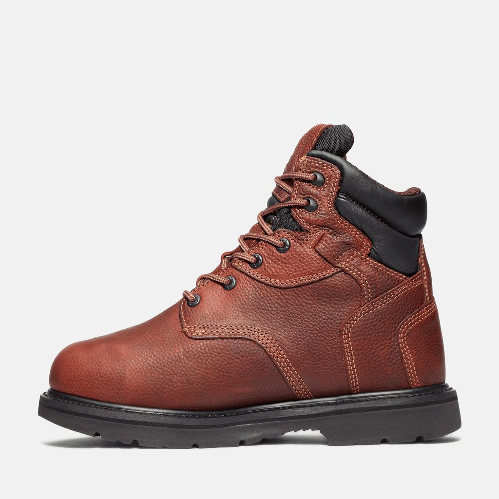 Mens Met Guard Steel Toe Work Boot TBL Brown ALT6