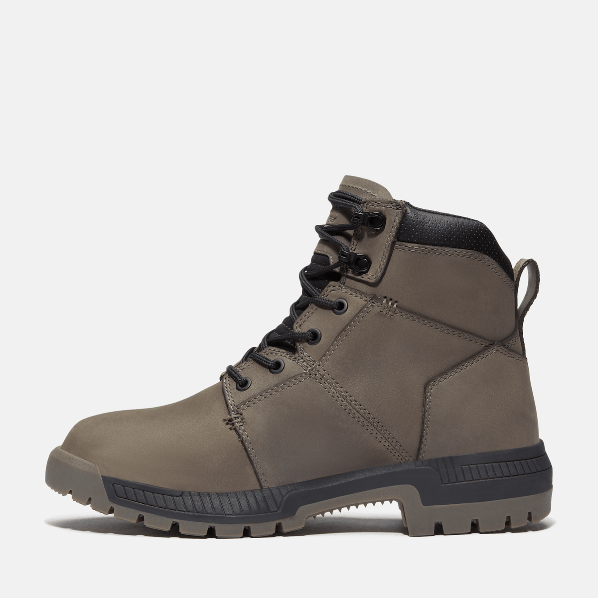 Mens Montauk 6 Soft Toe Work Boot TBL Medium Grey Leather ALT6