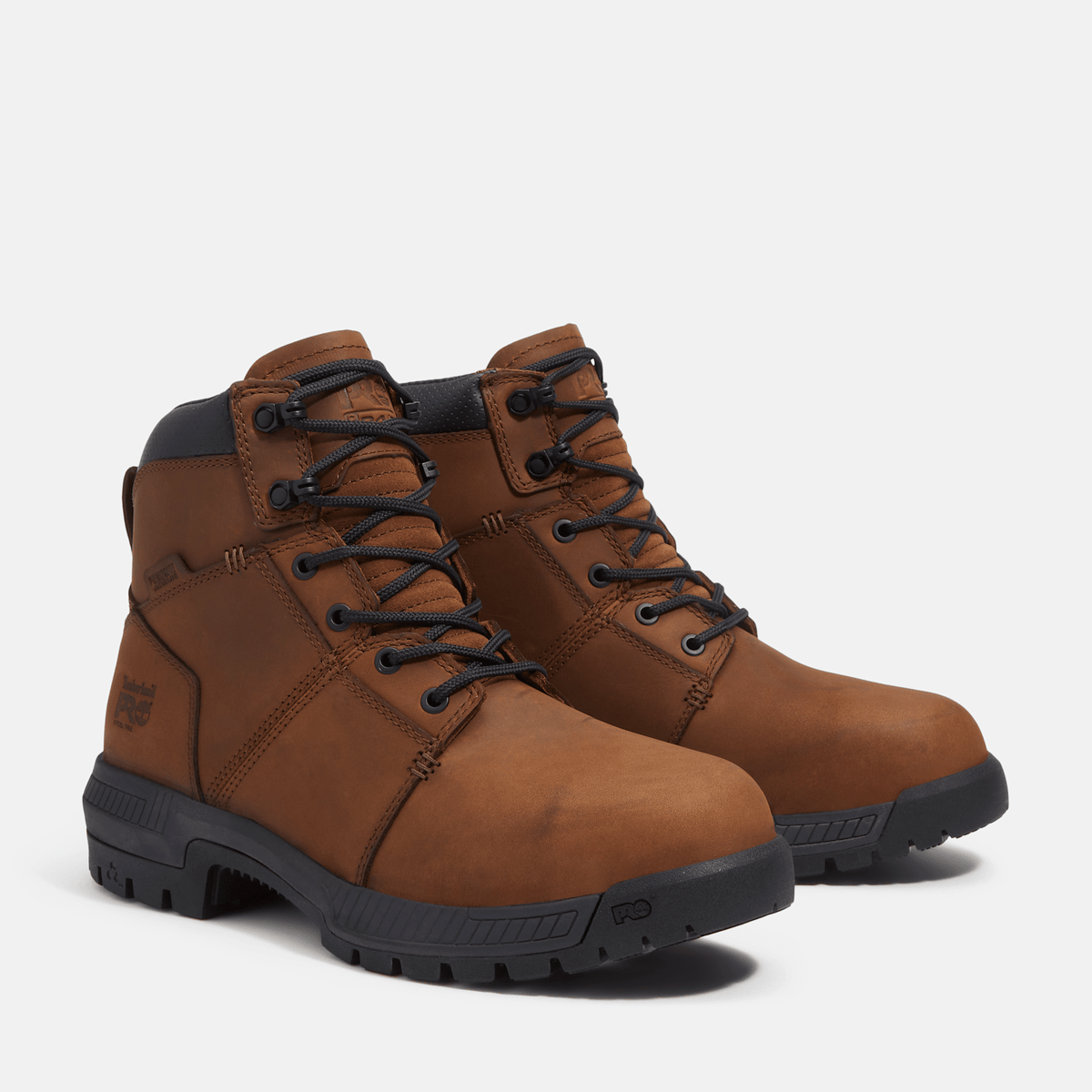 Mens Montauk 6 Steel Toe Waterproof Work Boot TBL Medium Brown FullGrain ALT4