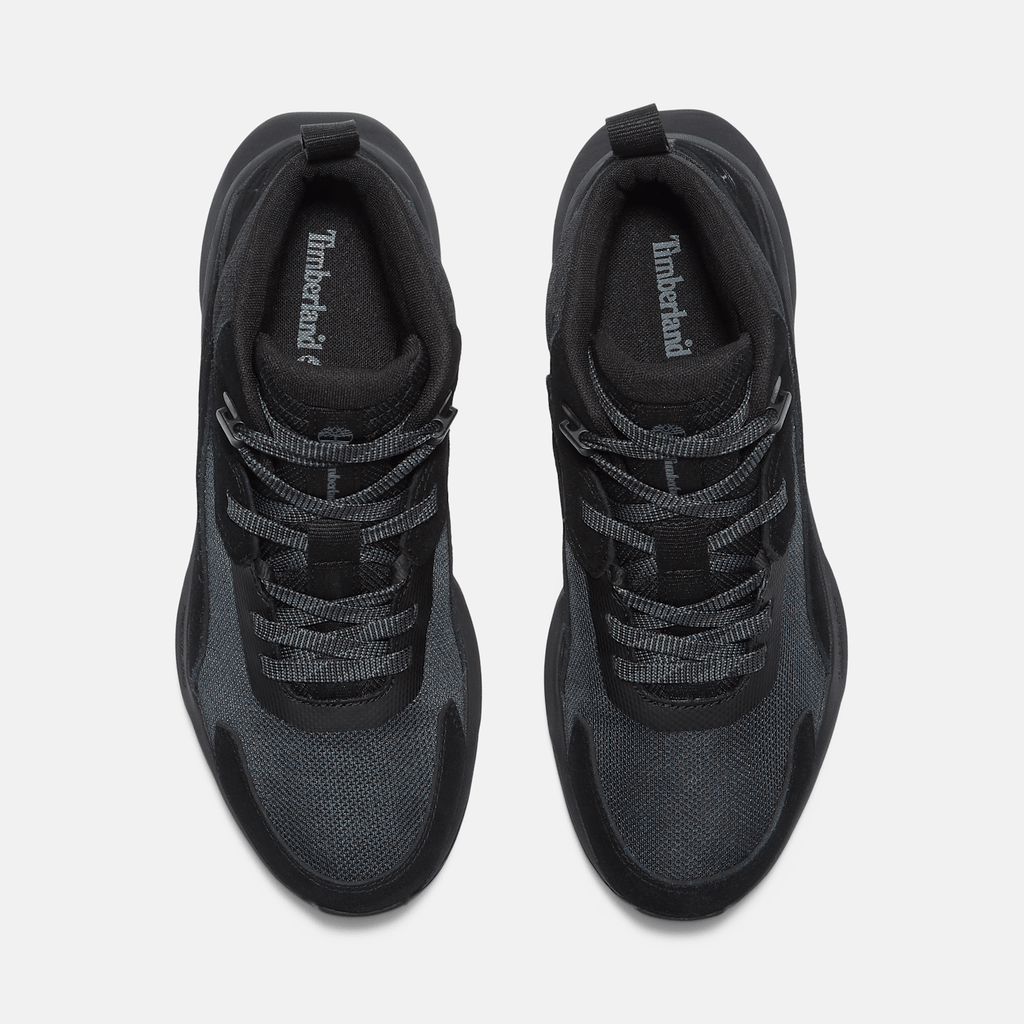 Mens Motion Ledge Mid Sneaker TBL Black Suede ALT2