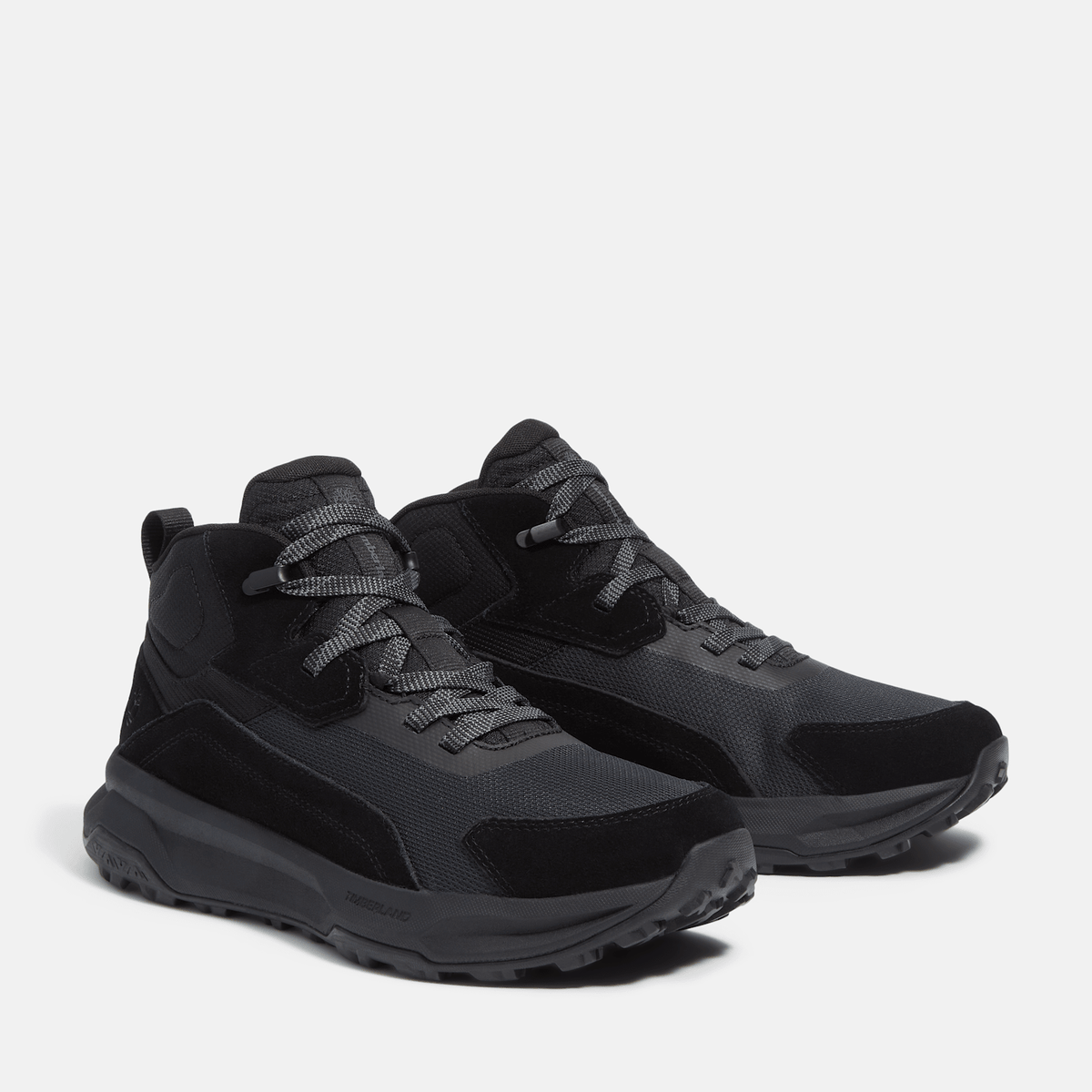 Mens Motion Ledge Mid Sneaker TBL Black Suede ALT4