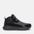 Mens Motion Ledge Mid Sneaker TBL Black Suede HERO