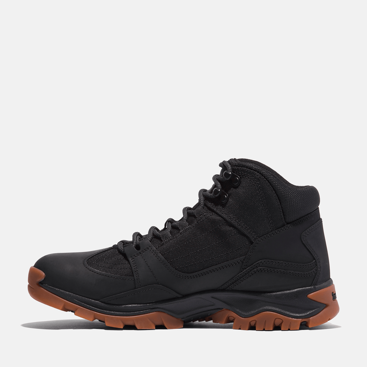 Mens Mt Maddsen Mid Hiking Boot TBL Black FullGrain ALT6