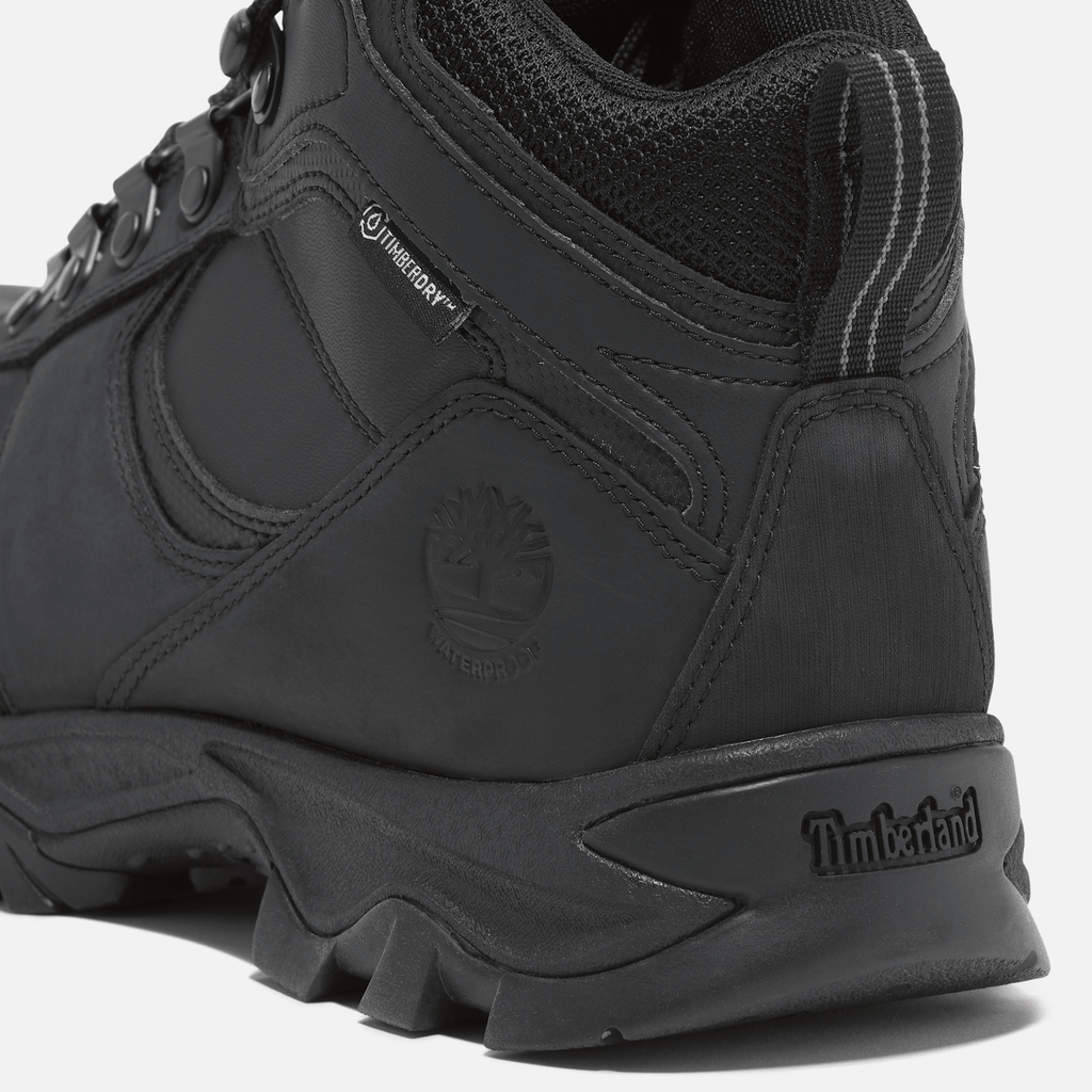 Mens Mt Maddsen Mid Waterproof Hiking Boot TBL Black ALT7