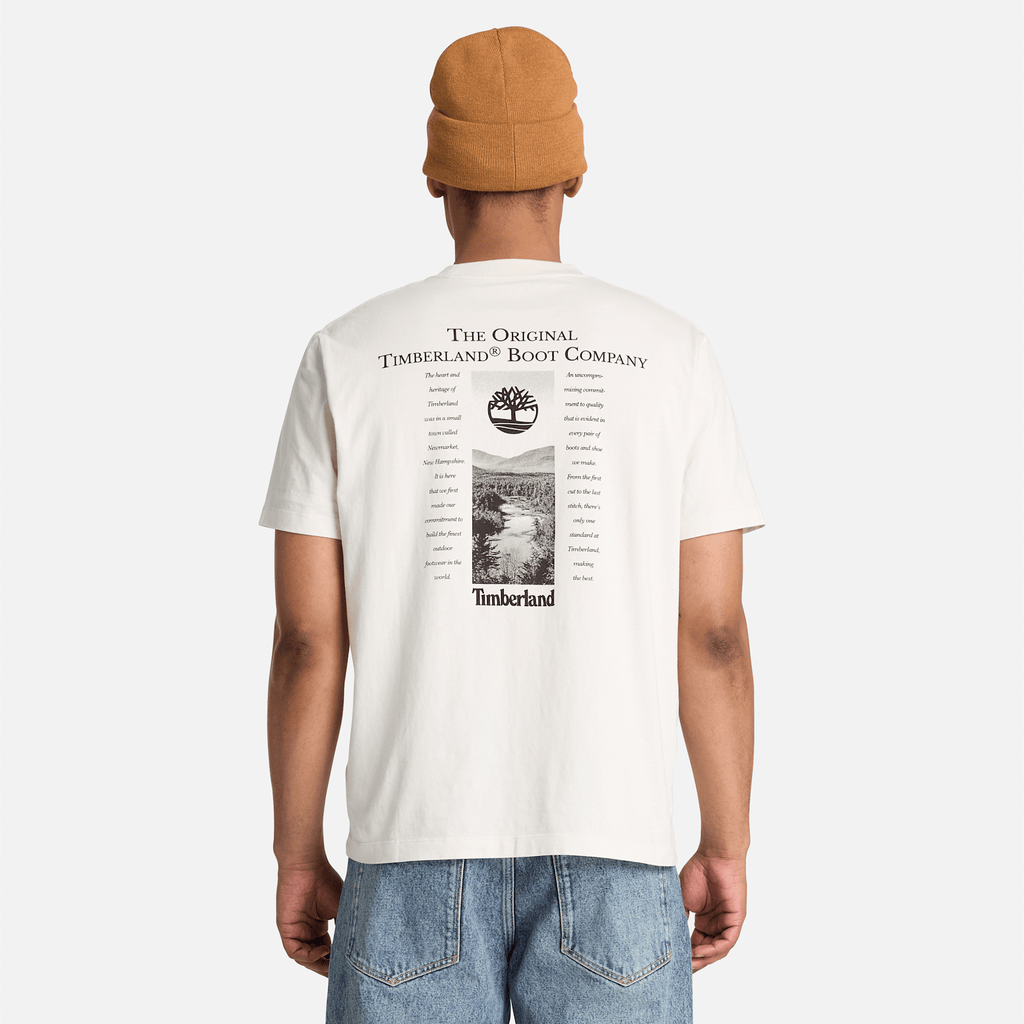 Mens New Hampshire Heritage Graphic TShirt TBL Vintage White ALT8