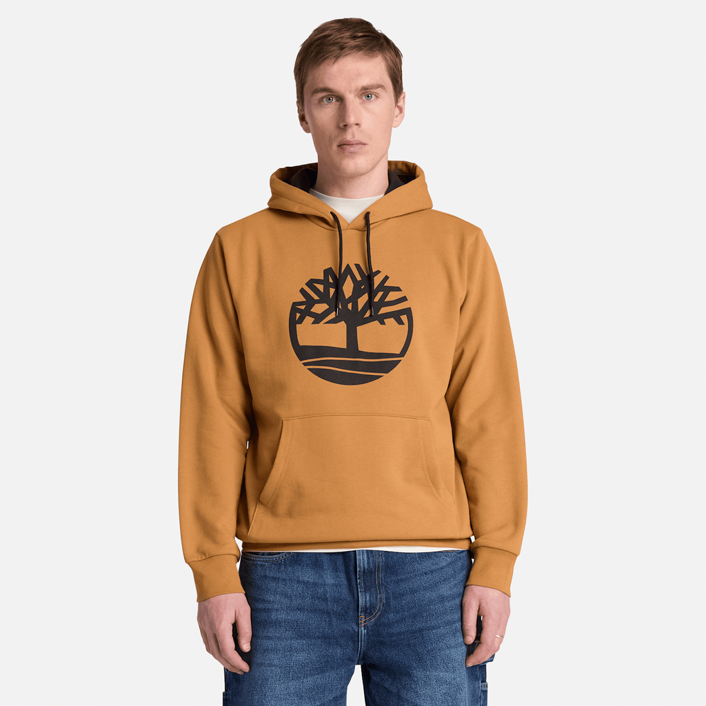 Mens Northwood Tree Logo Hoodie TBL Wheat ALT1