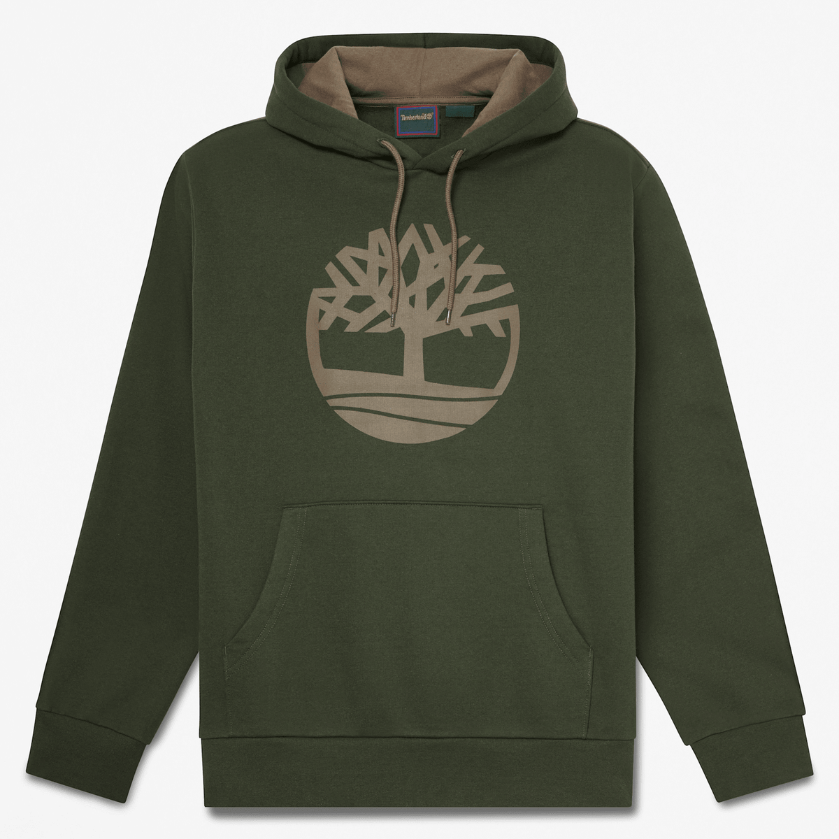 Mens Northwood Tree Logo Hoodie TBL Dark Green HERO