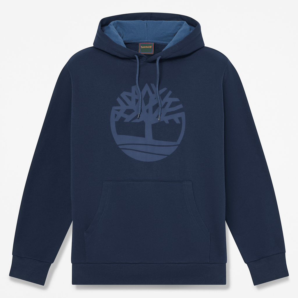 Mens Northwood Tree Logo Hoodie TBL Dark Sapphire HERO