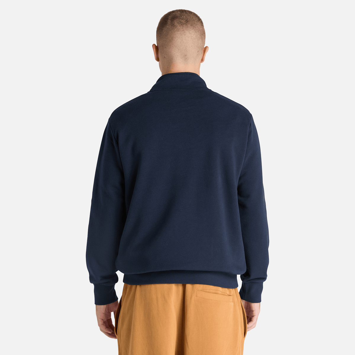 Mens Oyster River QuarterZip Sweatshirt TBL Dark Sapphire ALT8