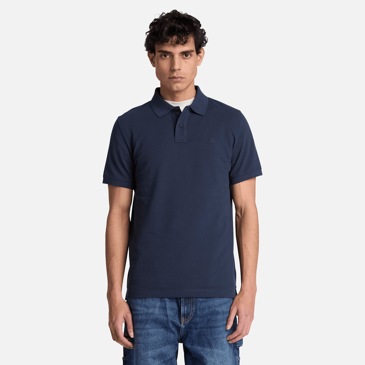 Mens Oyster River Regular ShortSleeve Polo TBL Dark Sapphire ALT1