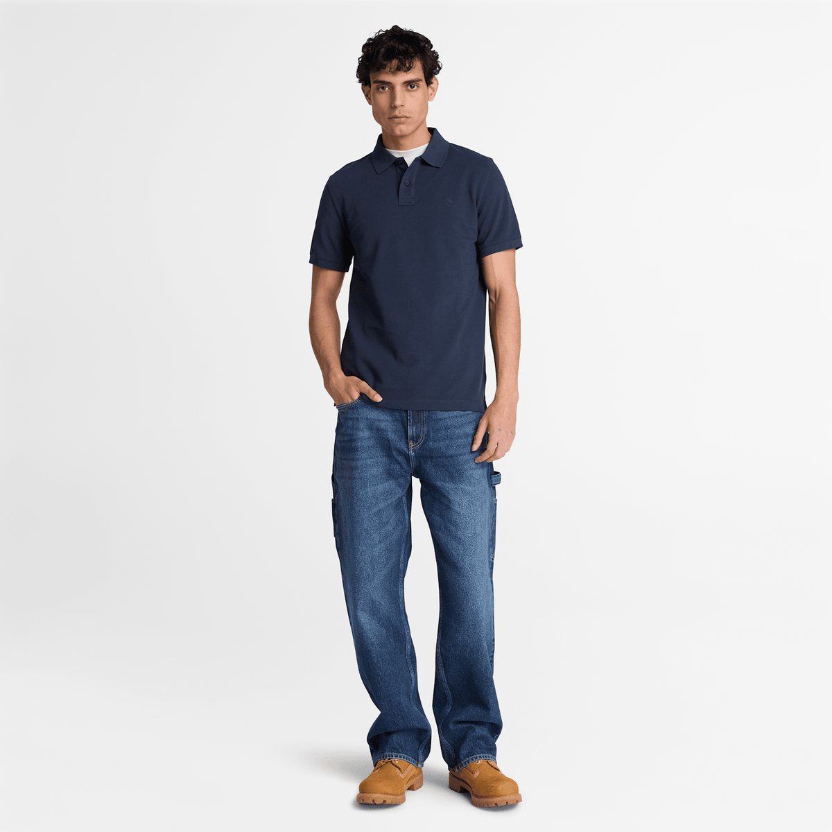 Mens Oyster River Regular ShortSleeve Polo TBL Dark Sapphire ALT2