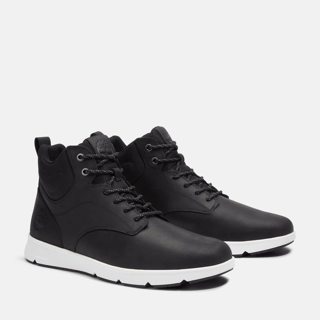 Mens Parker Street HighTop Sneaker TBL Black FullGrain ALT4