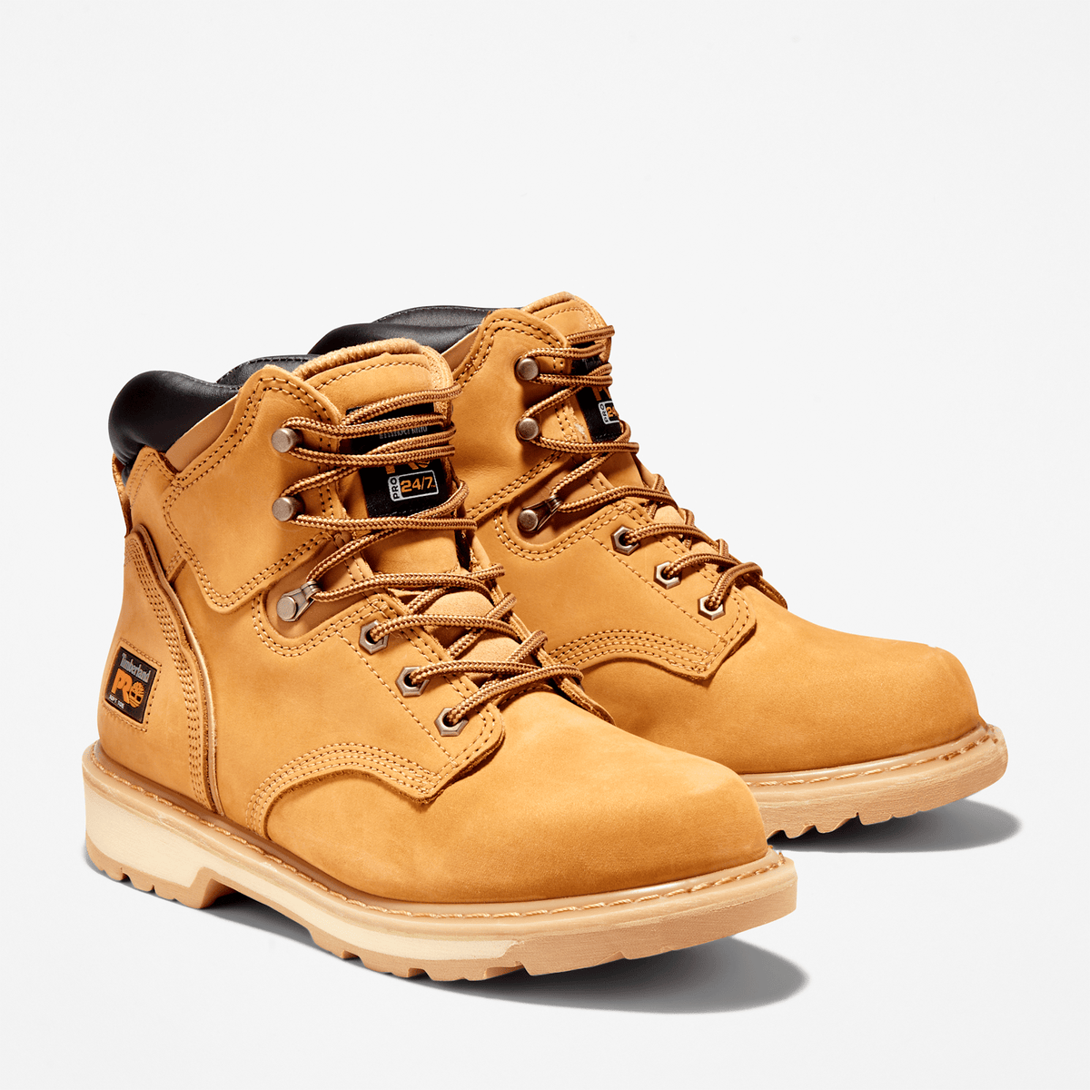Mens Pit Boss 6 Work Boot TBL Wheat ALT4