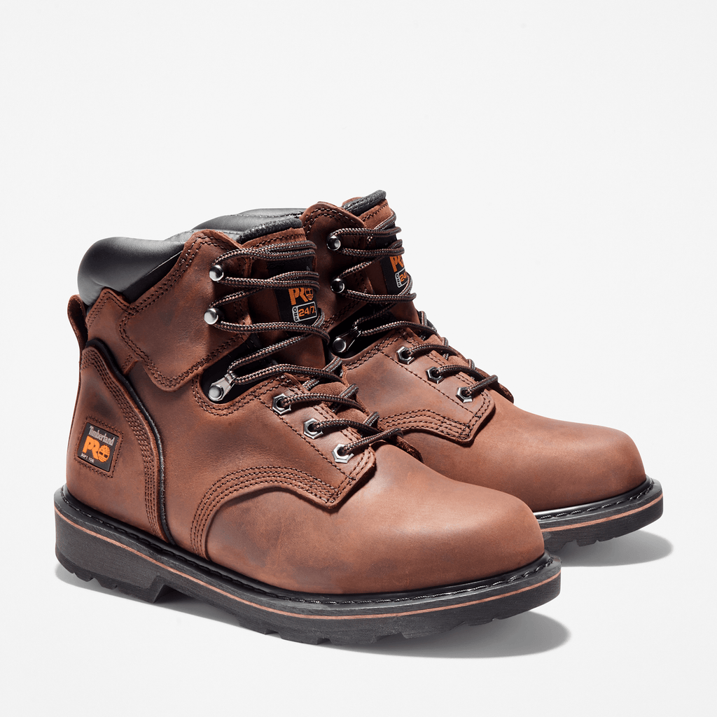 Mens Pit Boss 6 Work Boot TBL Brown ALT4