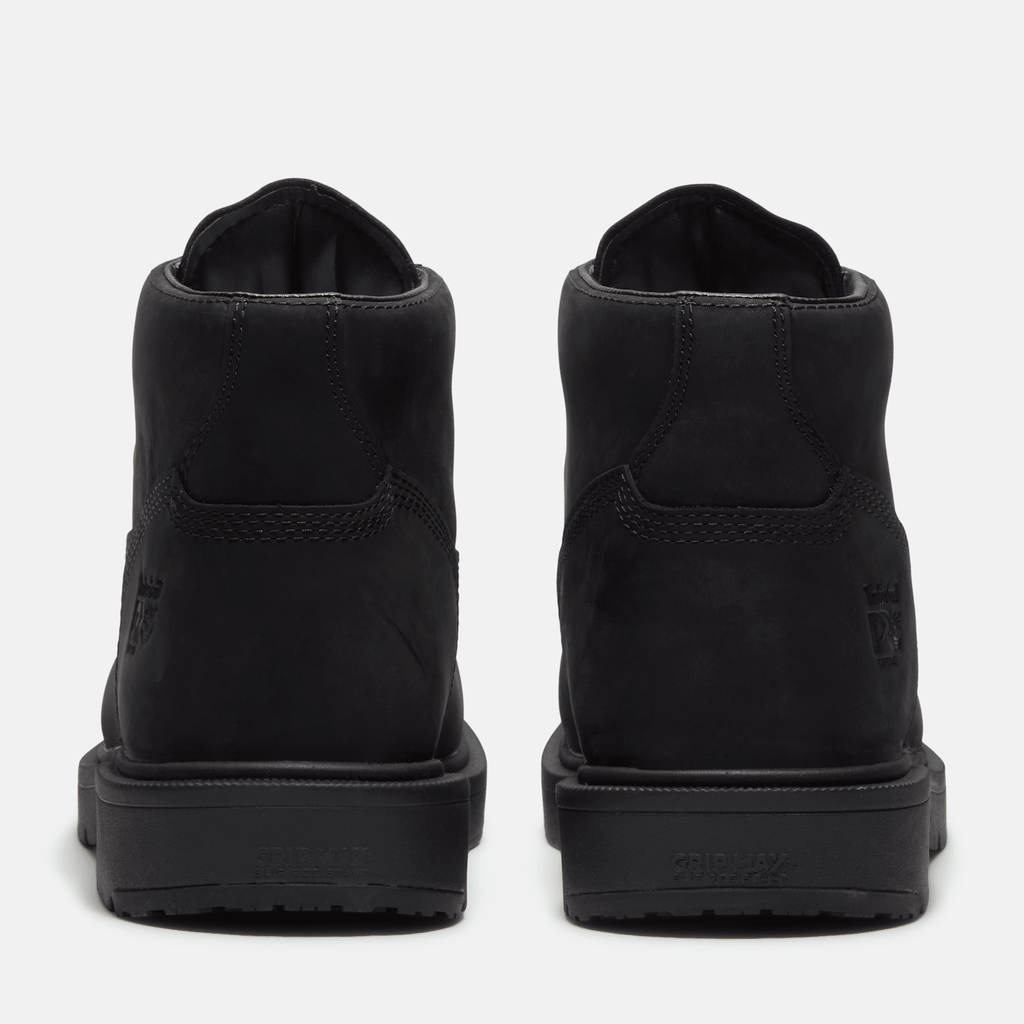 Mens Power Shift SlipResistant Chukka Boot TBL Black FullGrain ALT5