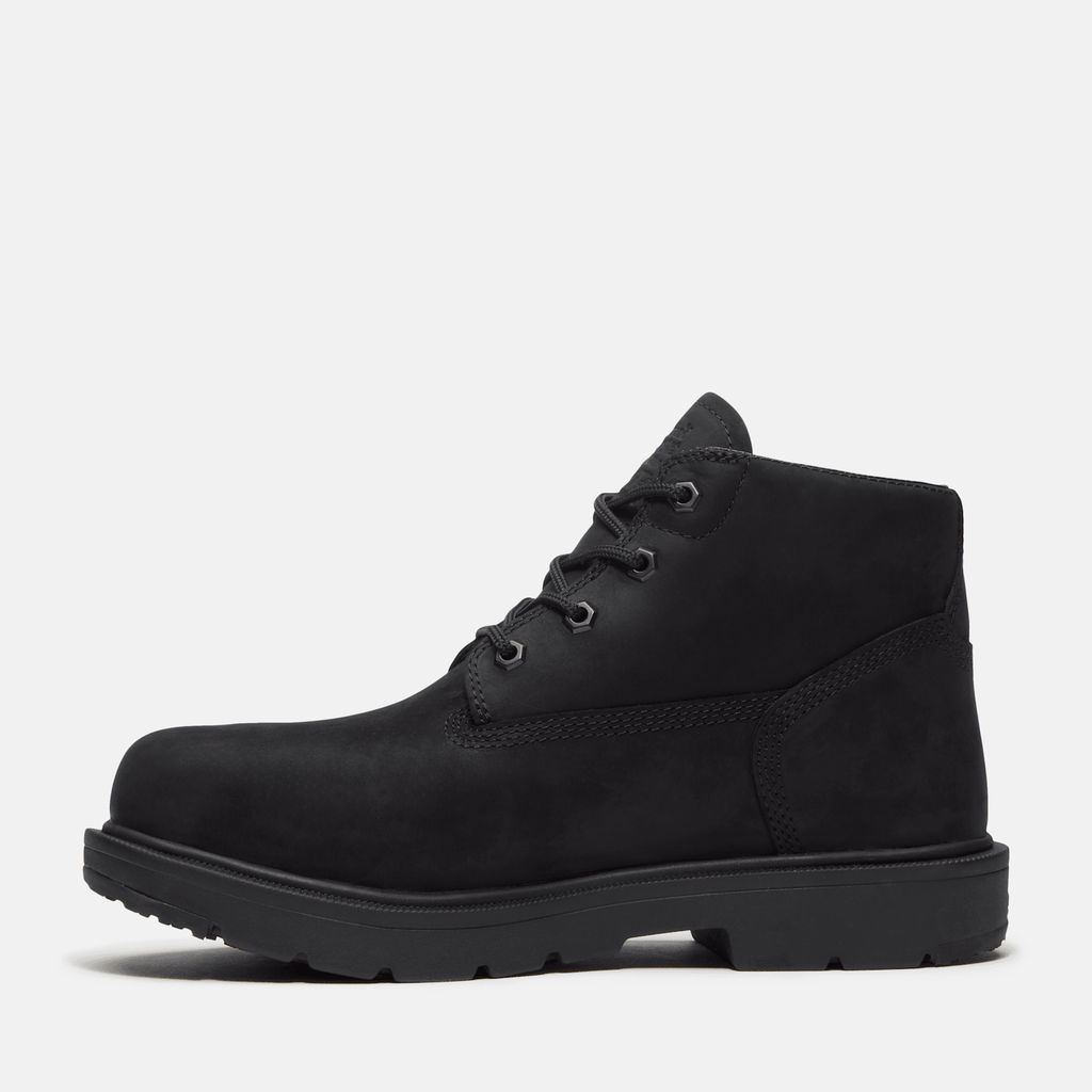 Mens Power Shift SlipResistant Chukka Boot TBL Black FullGrain ALT6