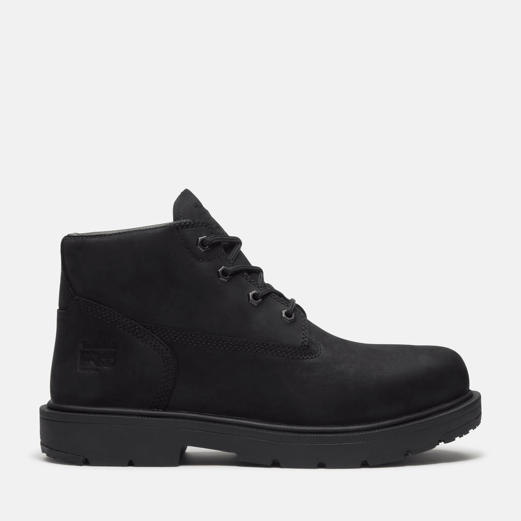 Mens Power Shift SlipResistant Chukka Boot TBL Black FullGrain HERO