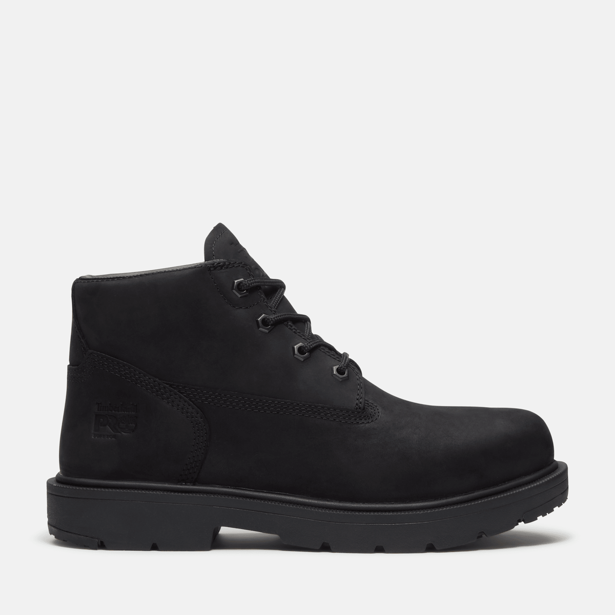 Mens Power Shift SlipResistant Chukka Boot TBL Black FullGrain HERO
