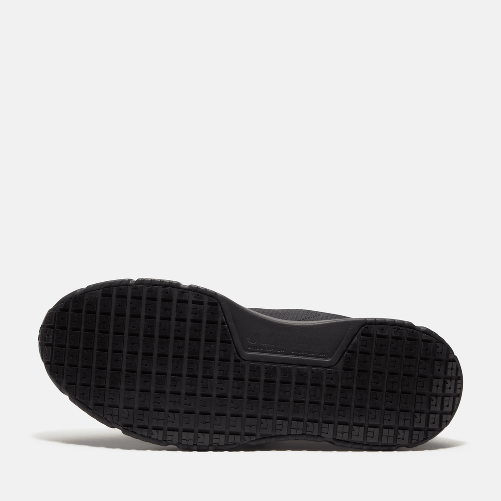 Mens Power Shift SlipResistant Hospitality Work Sneaker TBL Black Ripstop Nylon ALT3