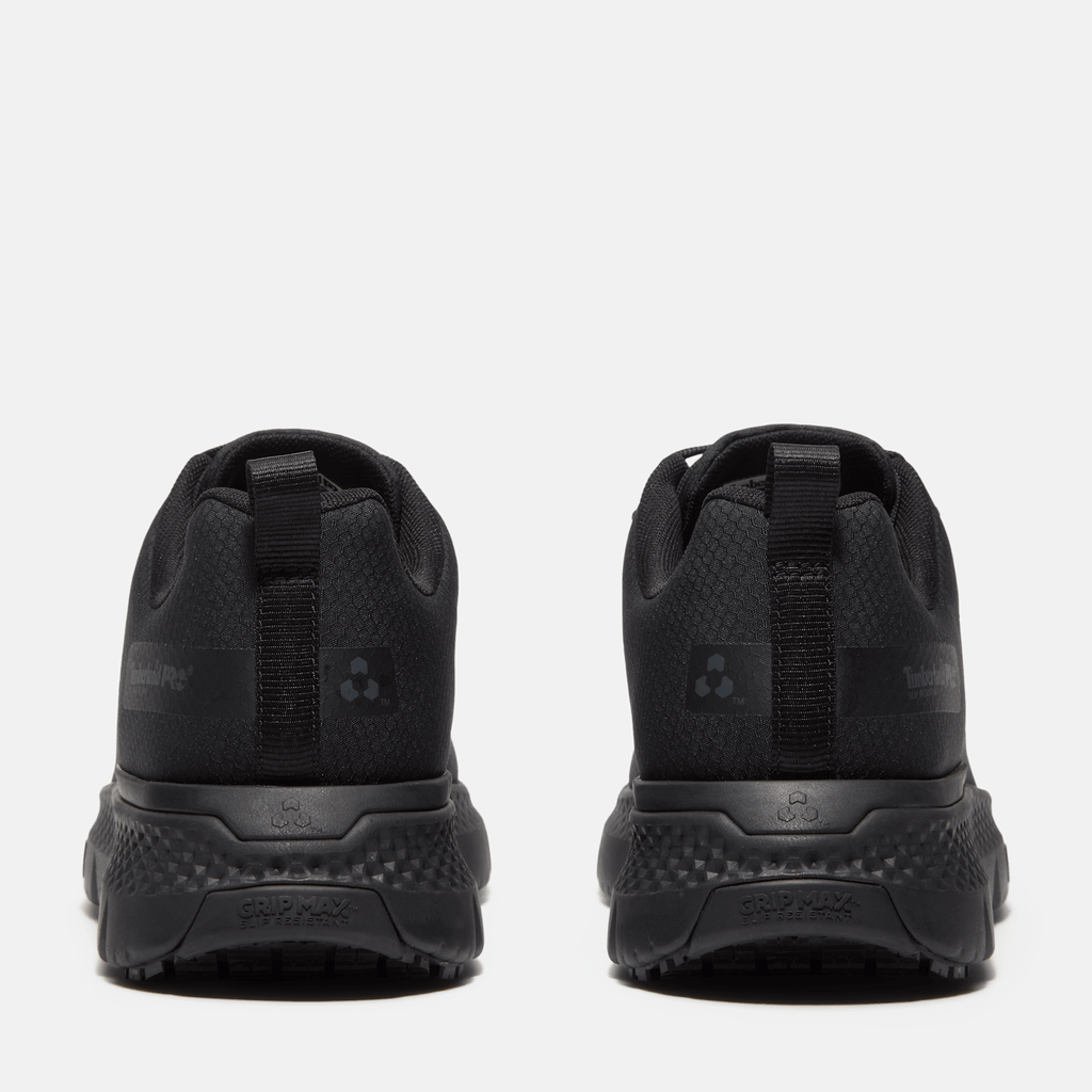 Mens Power Shift SlipResistant Hospitality Work Sneaker TBL Black Ripstop Nylon ALT5