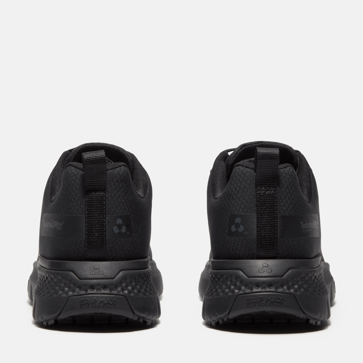 Mens Power Shift SlipResistant Hospitality Work Sneaker TBL Black Ripstop Nylon ALT5