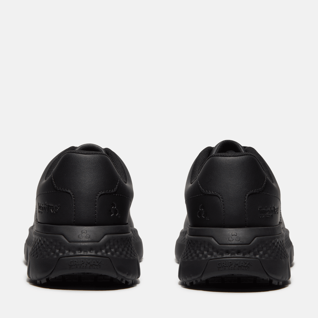 Mens Power Shift SlipResistant Hospitality Work Sneaker TBL Black Leather ALT5