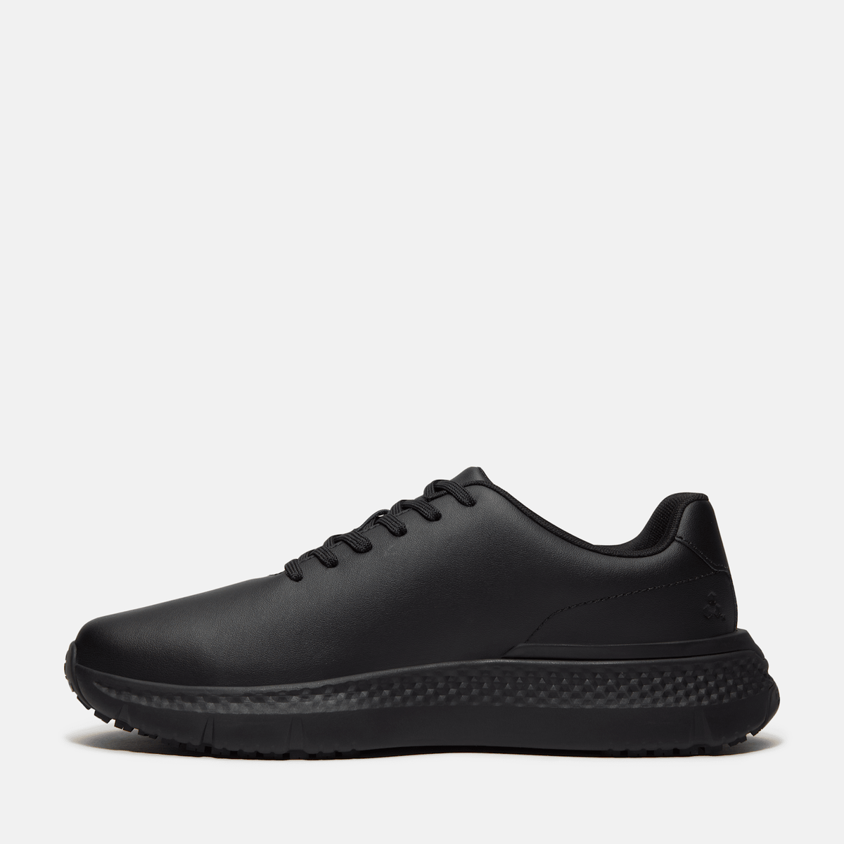 Mens Power Shift SlipResistant Hospitality Work Sneaker TBL Black Leather ALT6