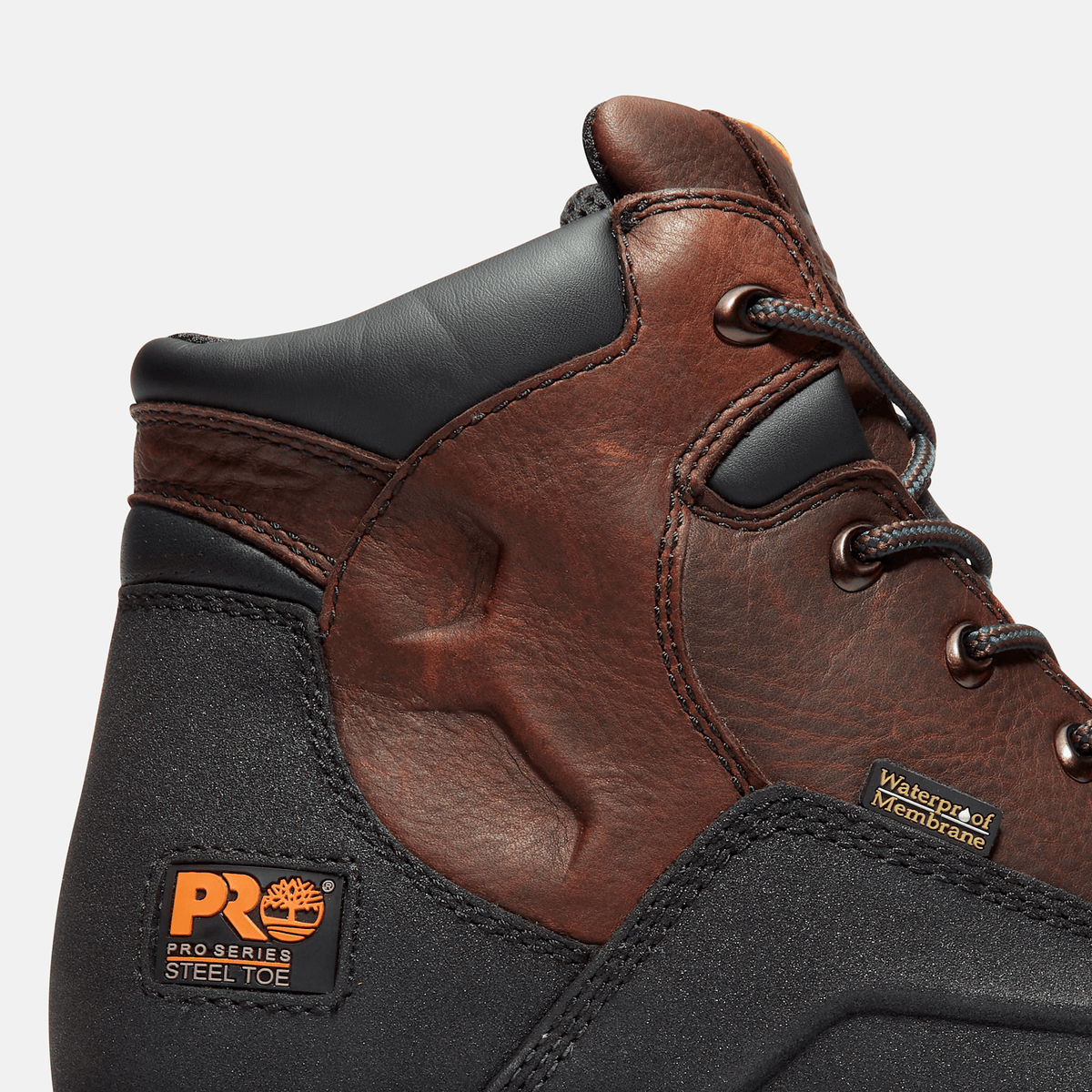 Mens PowerWelt 6 Steel Toe Waterproof Work Boot TBL Brown ALT7