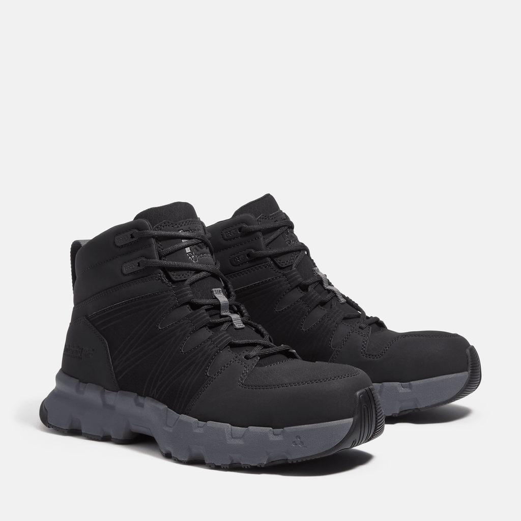 Mens Powertrain EV Mid Composite Toe SD10 Work Sneaker TBL Blackout LeatherSynthetic ALT4
