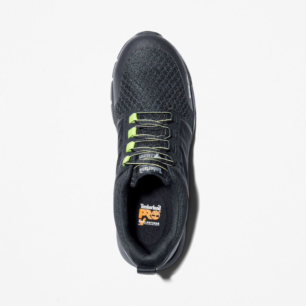 Mens Radius Composite Toe Work Sneaker TBL Black HiVis ALT2