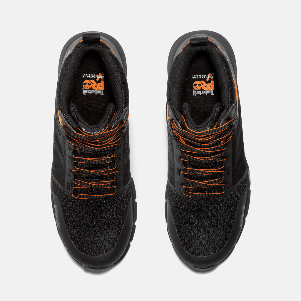 Mens Radius Composite Toe Work Sneaker TBL BlackOrange ALT2
