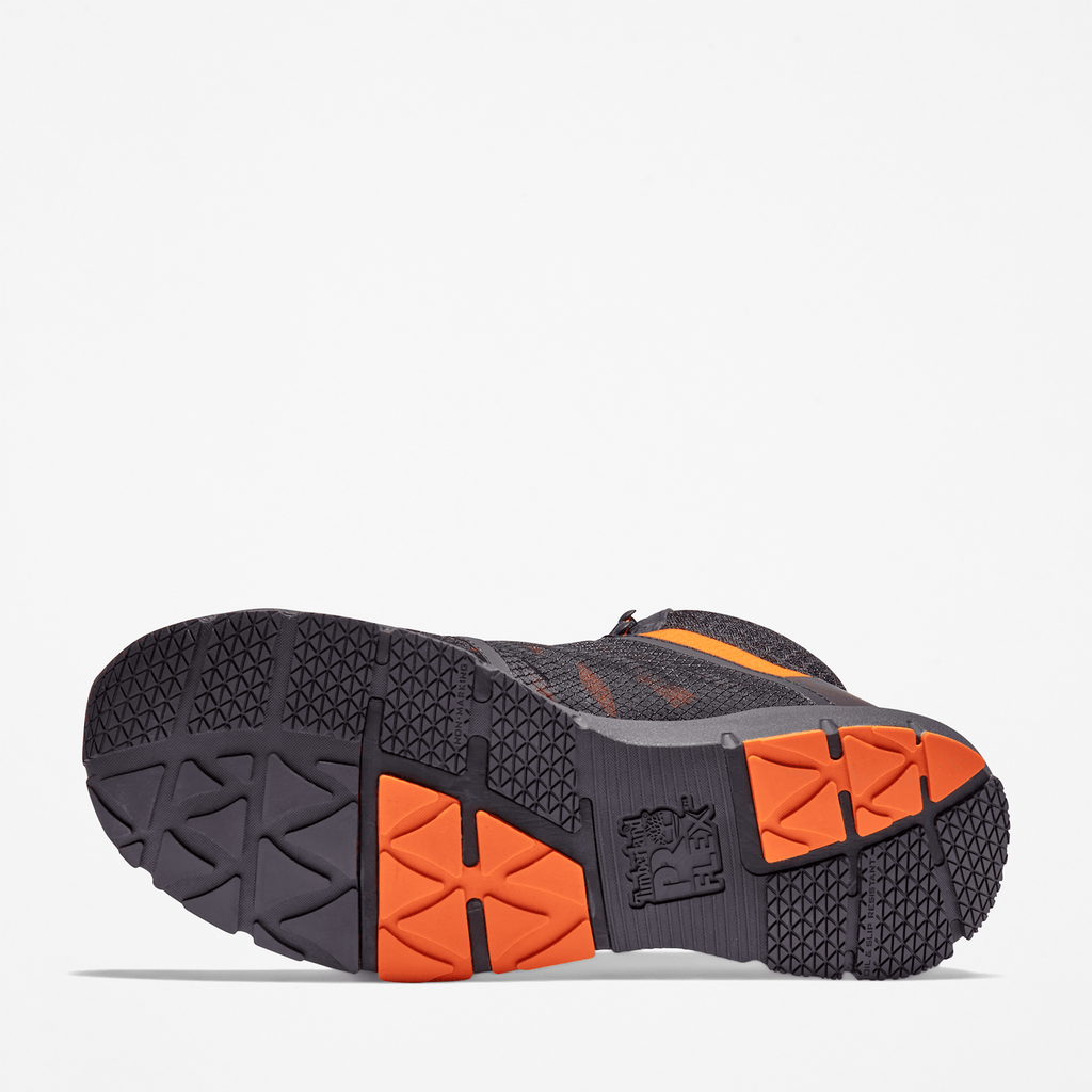 Mens Radius Composite Toe Work Sneaker TBL BlackOrange ALT3