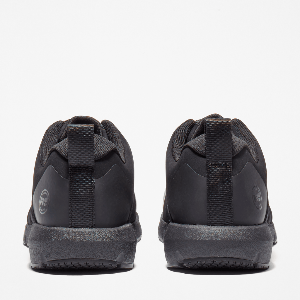 Mens Radius Composite Toe Work Sneaker TBL Black ALT5